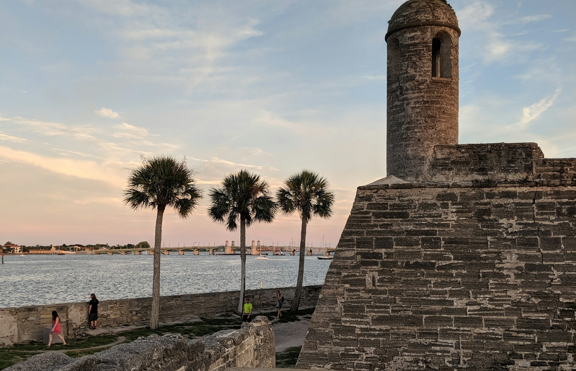 An exterior image of the Castillo De San Marcos National Monument.